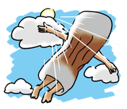 Rintarou in a tubular fish meat 2 sticker #10763664