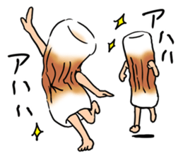 Rintarou in a tubular fish meat 2 sticker #10763665