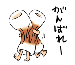 Rintarou in a tubular fish meat 2 sticker #10763668