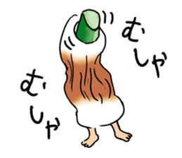 Rintarou in a tubular fish meat 2 sticker #10763670