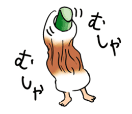 Rintarou in a tubular fish meat 2 sticker #10763670