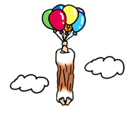 Rintarou in a tubular fish meat 2 sticker #10763673