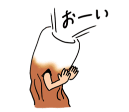 Rintarou in a tubular fish meat 2 sticker #10763676