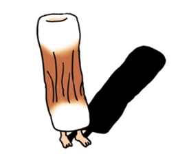 Rintarou in a tubular fish meat 2 sticker #10763680