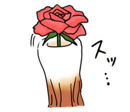 Rintarou in a tubular fish meat 2 sticker #10763684