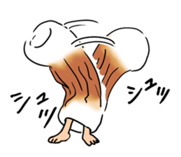 Rintarou in a tubular fish meat 2 sticker #10763685