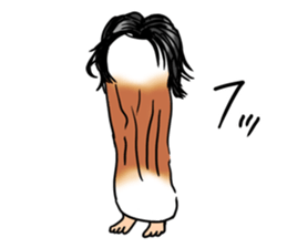 Rintarou in a tubular fish meat 2 sticker #10763687