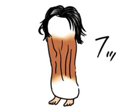 Rintarou in a tubular fish meat 2 sticker #10763687