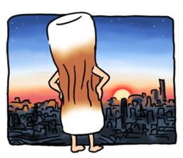 Rintarou in a tubular fish meat 2 sticker #10763689