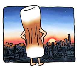 Rintarou in a tubular fish meat 2 sticker #10763689