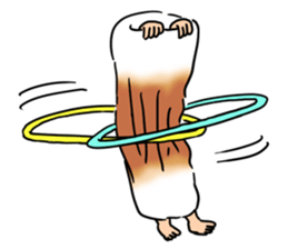 Rintarou in a tubular fish meat 2 sticker #10763694