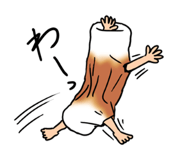 Rintarou in a tubular fish meat 2 sticker #10763696