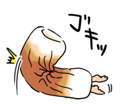 Rintarou in a tubular fish meat 2 sticker #10763699