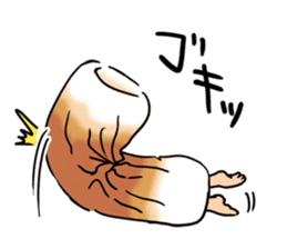 Rintarou in a tubular fish meat 2 sticker #10763699