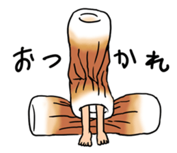 Rintarou in a tubular fish meat 2 sticker #10763700