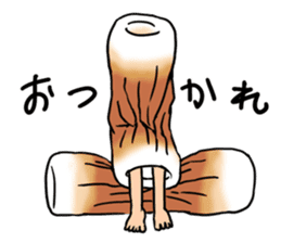 Rintarou in a tubular fish meat 2 sticker #10763700