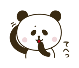 Free and willful panda sticker #10764476