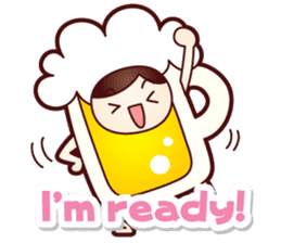 Mr. Love Beer English ver. sticker #10764710