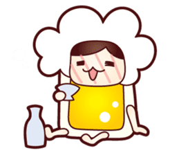 Mr. Love Beer English ver. sticker #10764716