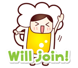 Mr. Love Beer English ver. sticker #10764719