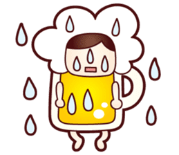 Mr. Love Beer English ver. sticker #10764722