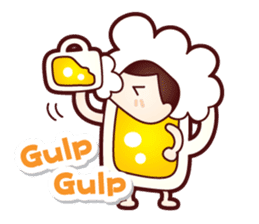 Mr. Love Beer English ver. sticker #10764727