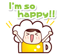 Mr. Love Beer English ver. sticker #10764729