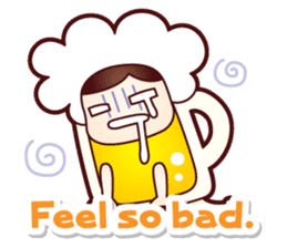 Mr. Love Beer English ver. sticker #10764732