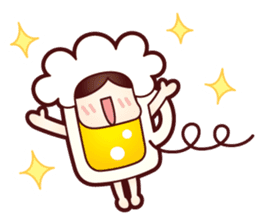 Mr. Love Beer English ver. sticker #10764736