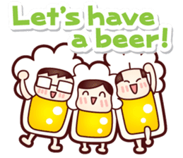 Mr. Love Beer English ver. sticker #10764739