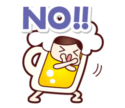 Mr. Love Beer English ver. sticker #10764742