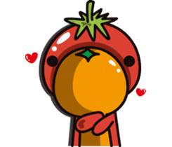 Tomato and Orange sticker #10764819