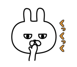 Charming eyes rabbit sticker #10765027