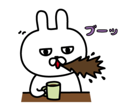 Charming eyes rabbit sticker #10765029