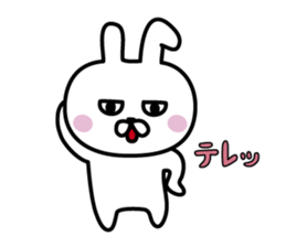 Charming eyes rabbit sticker #10765030