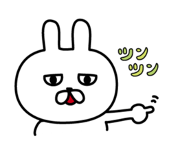 Charming eyes rabbit sticker #10765034