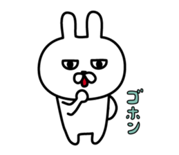 Charming eyes rabbit sticker #10765036