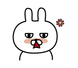 Charming eyes rabbit sticker #10765037