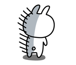 Charming eyes rabbit sticker #10765040