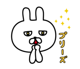 Charming eyes rabbit sticker #10765045