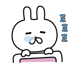 Charming eyes rabbit sticker #10765055