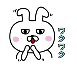 Charming eyes rabbit sticker #10765058