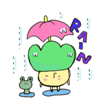 Child mushroom of the mountain sticker #10765335