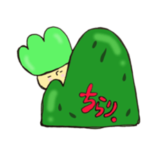 Child mushroom of the mountain sticker #10765342