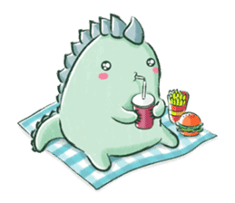 Gecko Chan sticker #10766212