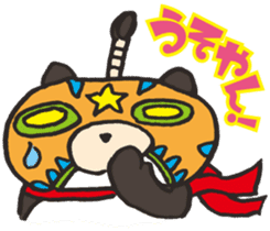 Masked Panda Samurai (Kansai dialect) sticker #10766724