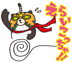 Masked Panda Samurai (Kansai dialect) sticker #10766726