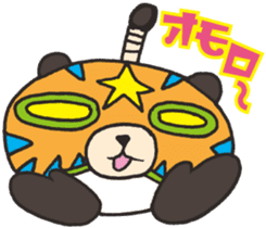 Masked Panda Samurai (Kansai dialect) sticker #10766728