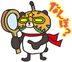 Masked Panda Samurai (Kansai dialect) sticker #10766739