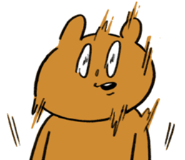 Bear and roommate sticker #10767314